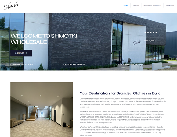 Portfolio - website Shmotki