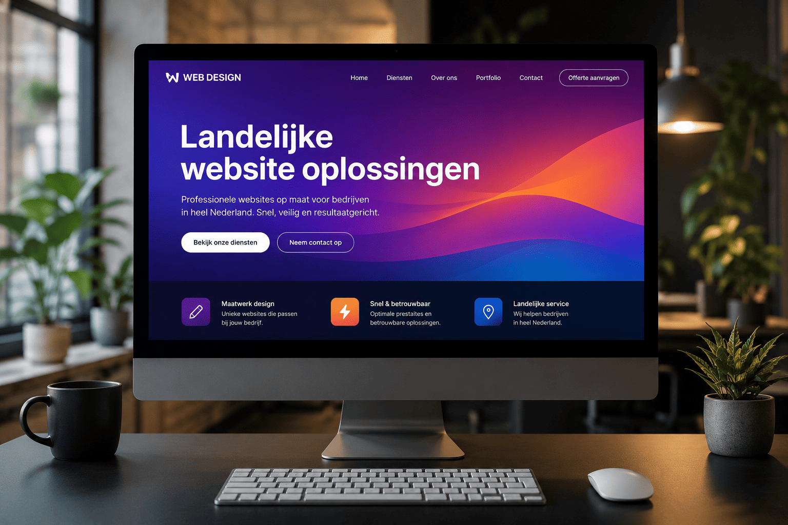 Landelijke website oplossingen voor bedrijven in Nederland