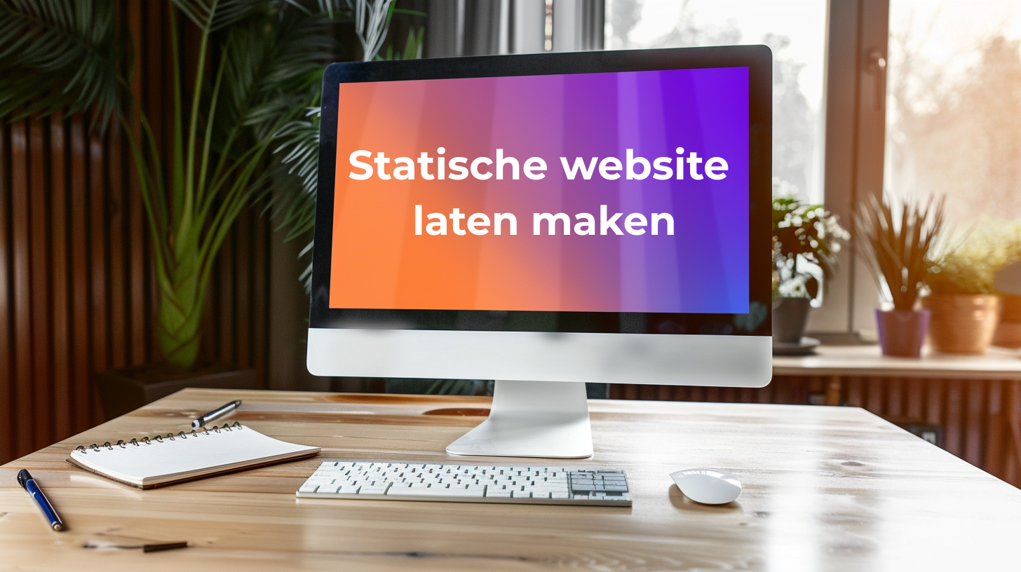HTML website als statische website met vaste content
