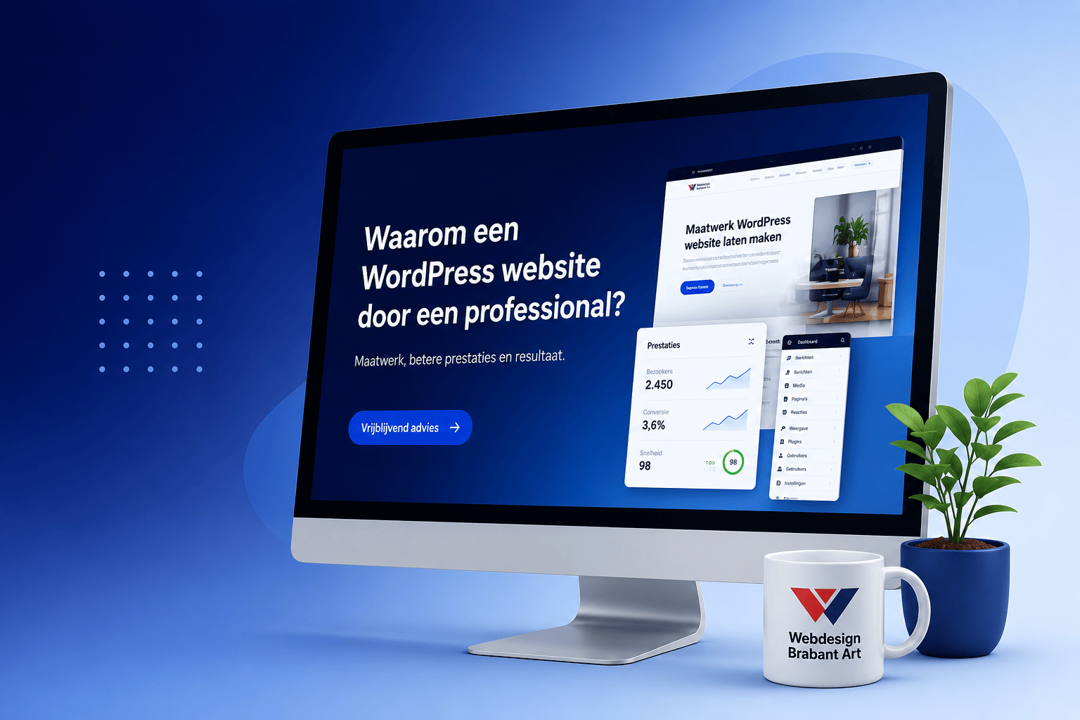 Technische ontwikkeling van een professionele WordPress website