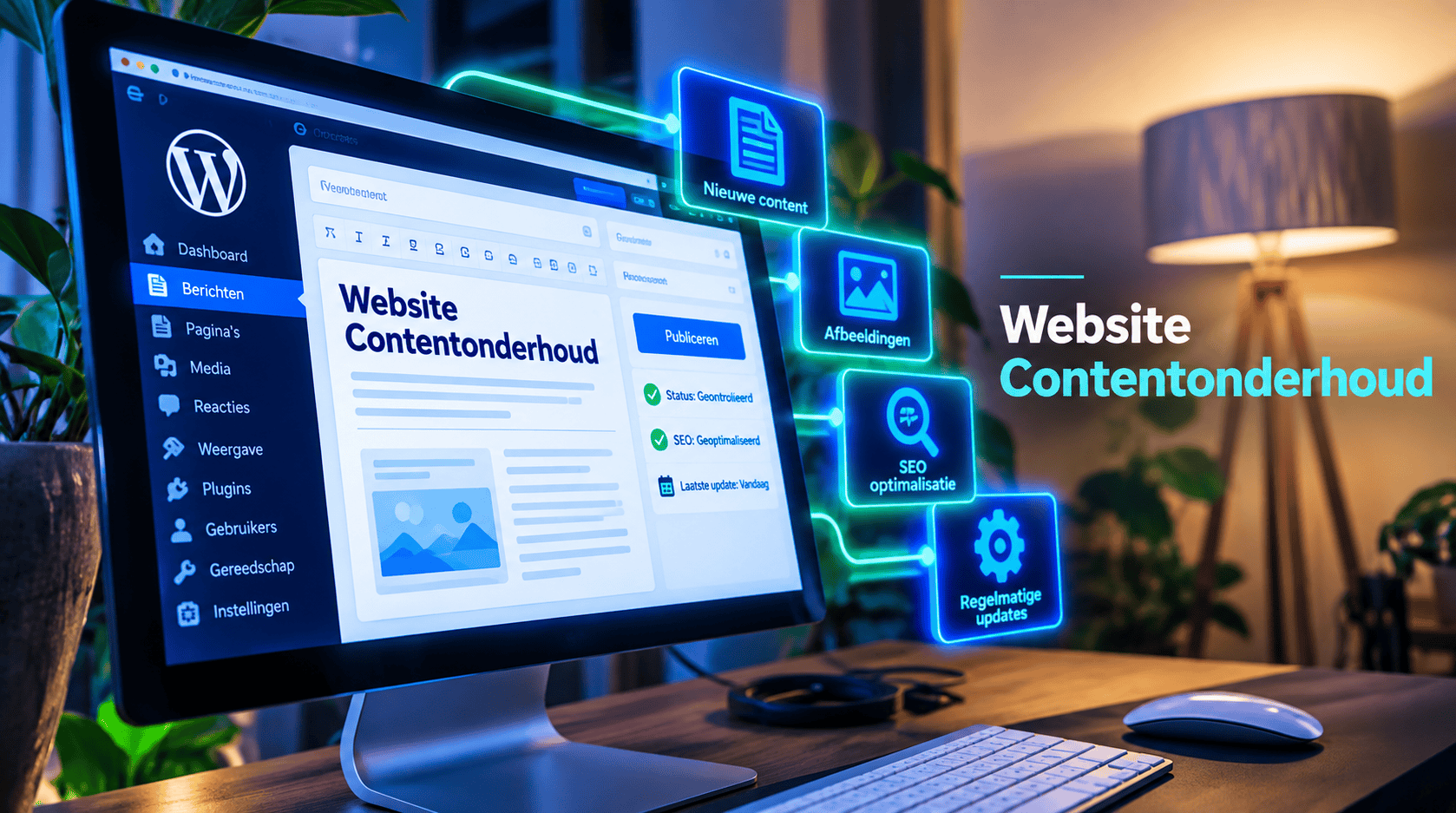 WordPress website met regelmatig contentonderhoud