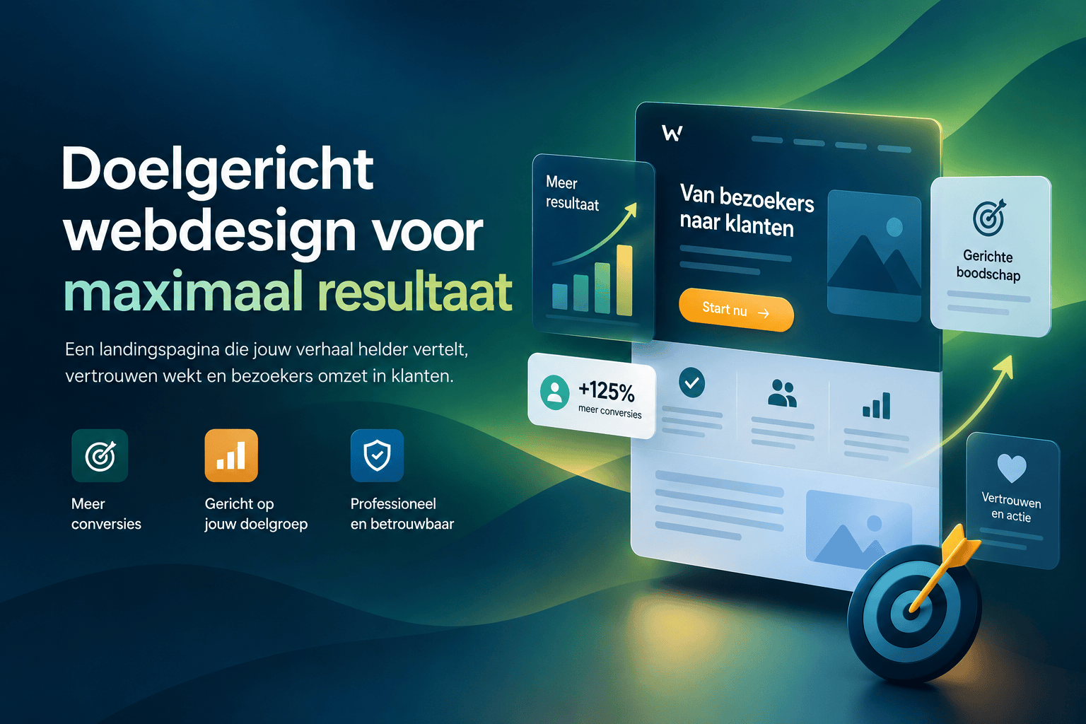 Landing page voor Google Ads gericht op relevante bezoekers en conversie