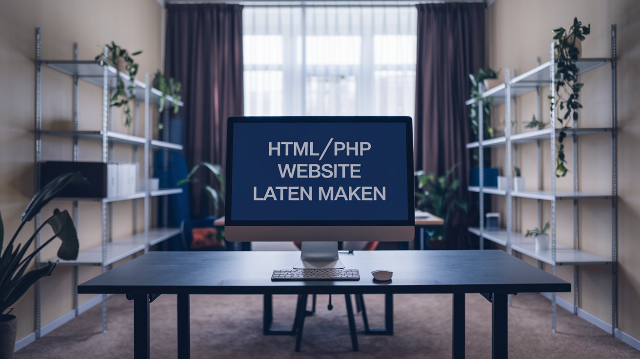 Statische HTML website zonder dynamische functies