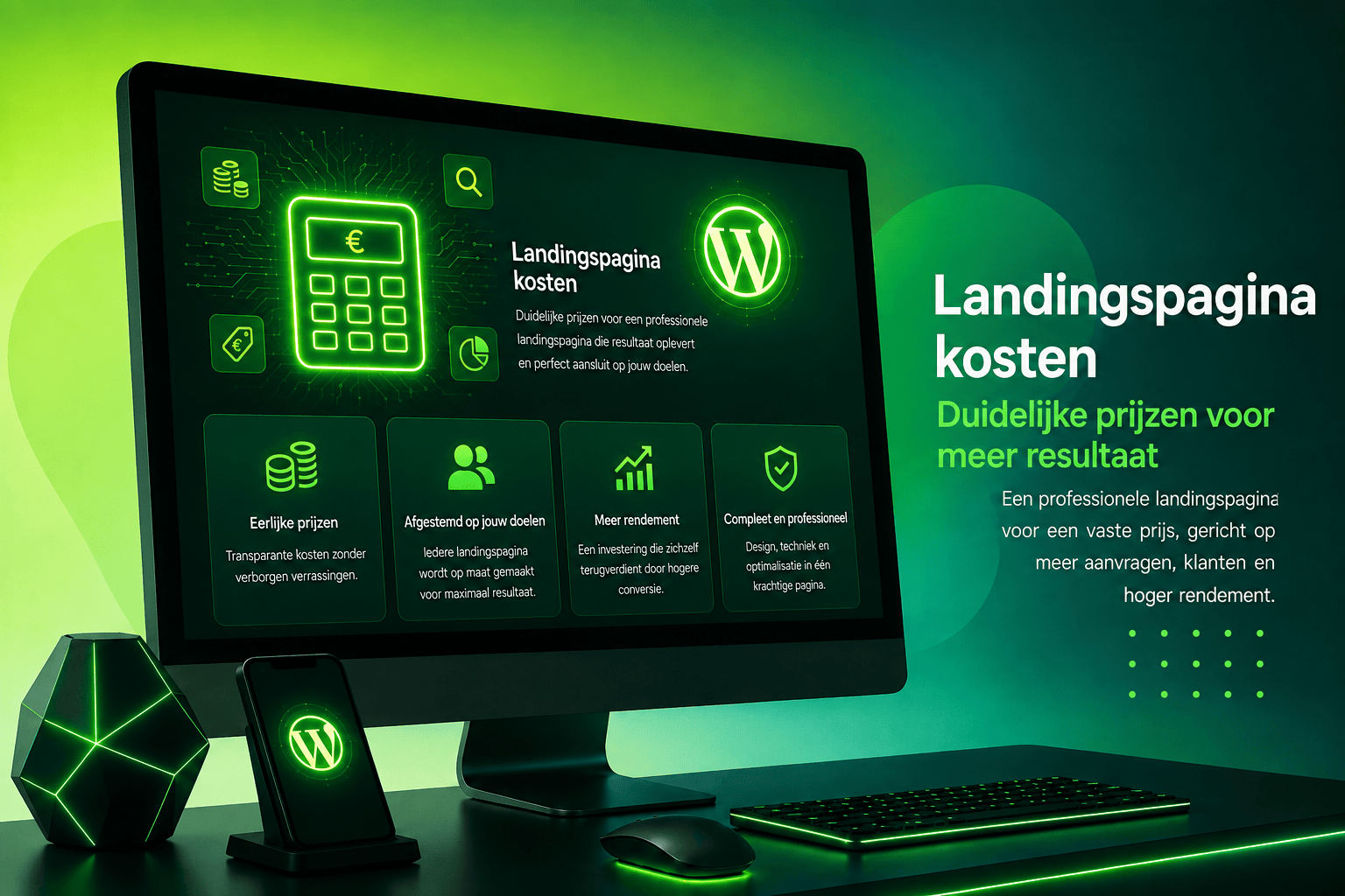 Kosten van een landingspagina en factoren die de prijs bepalen