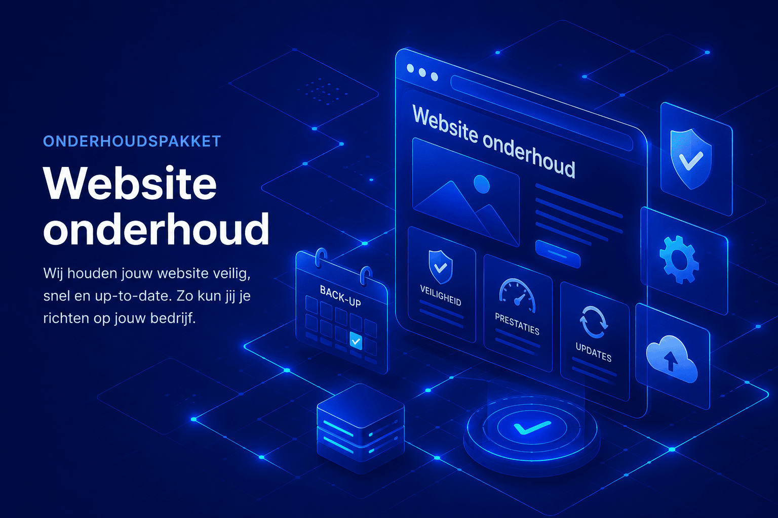 Technisch onderhoud voor een veilige, snelle en actuele website