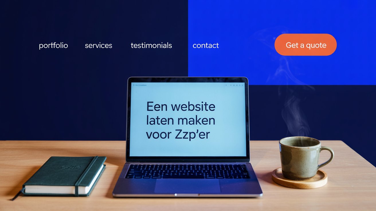 Professionele zzp website die klanten oplevert
