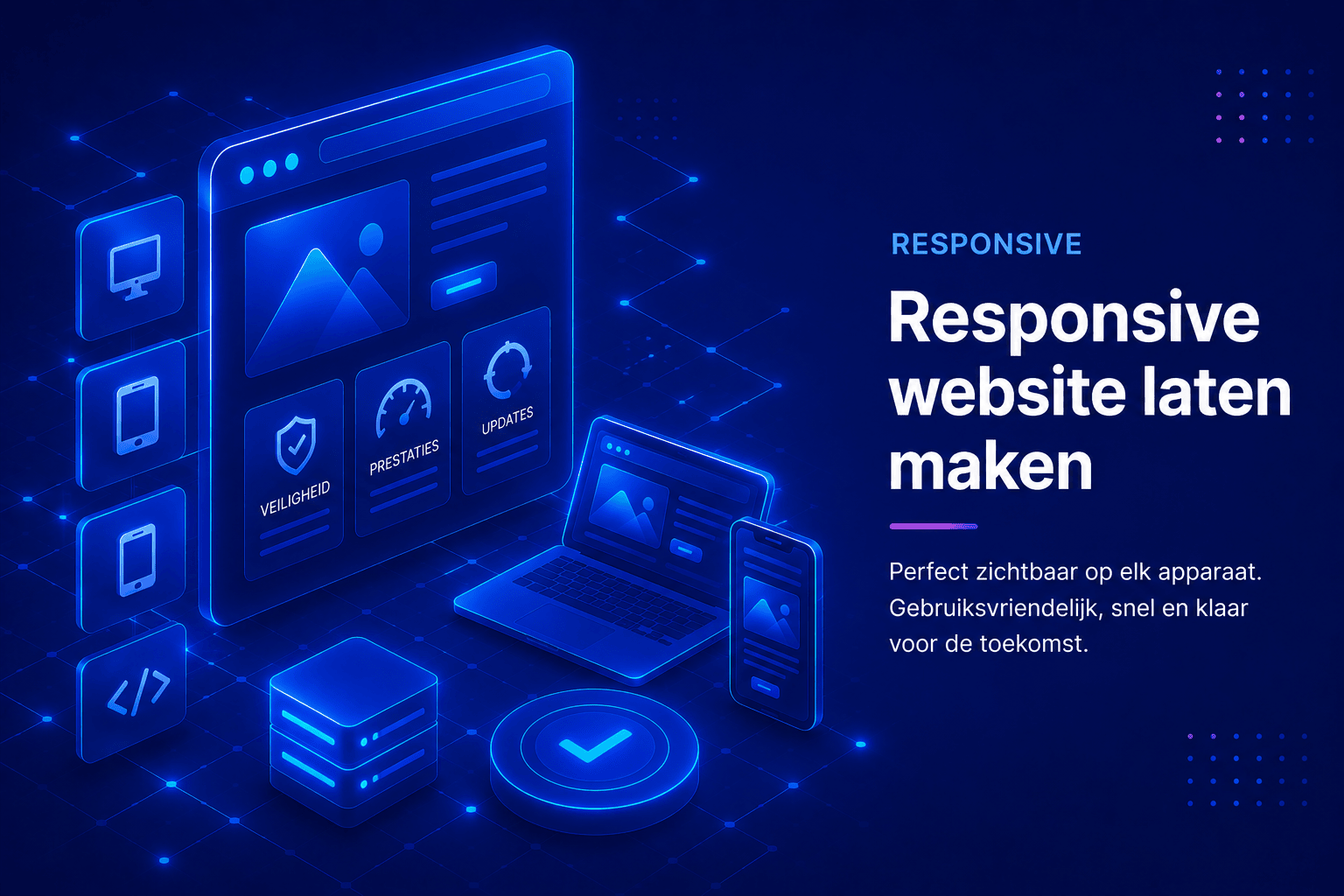 Responsive website laten maken voor desktop, tablet en smartphone