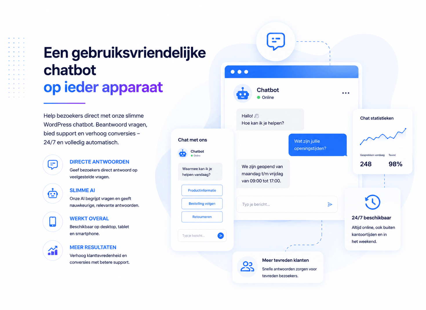 Gebruiksvriendelijke website met duidelijke navigatie en optimale gebruikerservaring