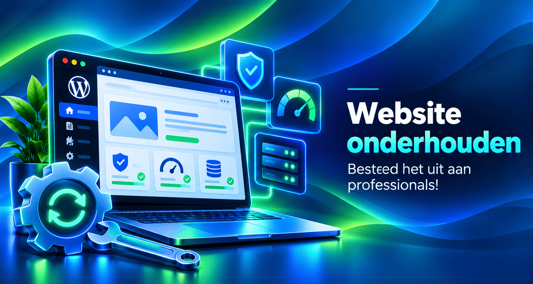 Professioneel website onderhoud met updates, beveiliging en technische controle