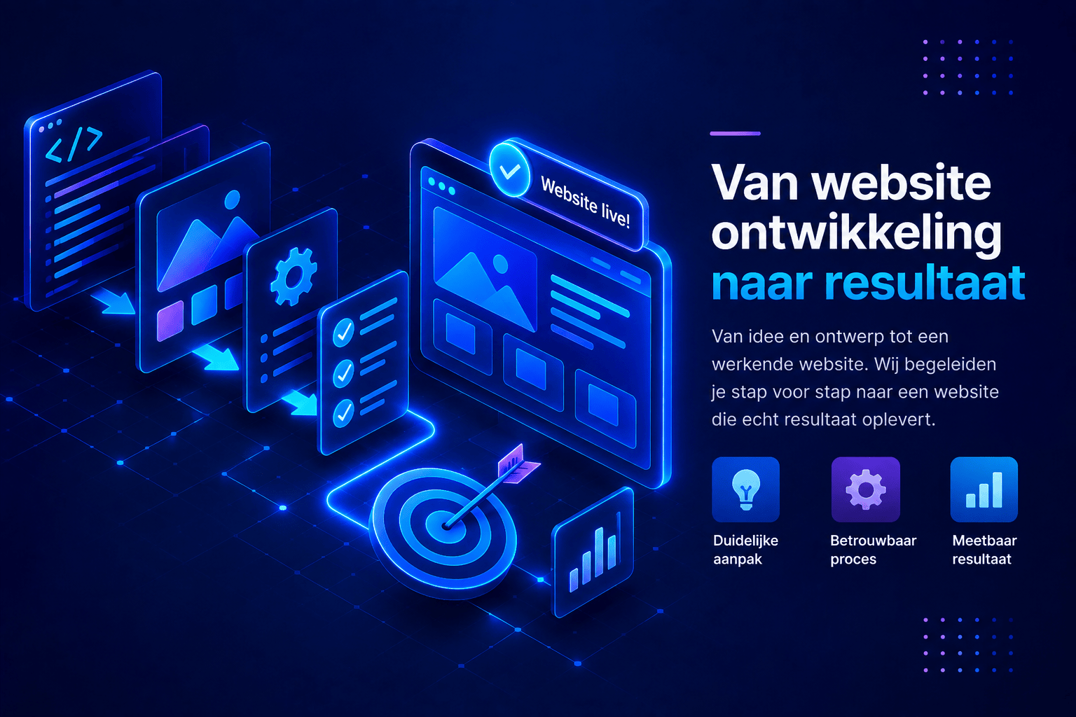 Van website ontwikkeling naar een werkende website die resultaat oplevert