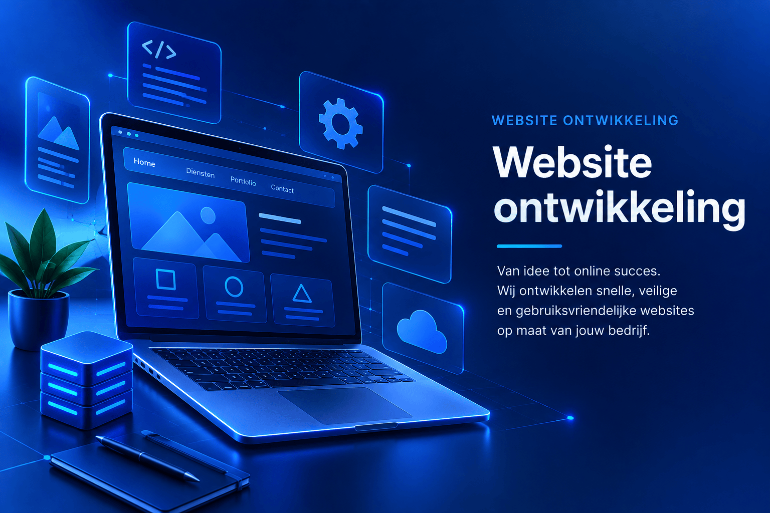 Website ontwikkeling voor een snelle veilige en gebruiksvriendelijke website