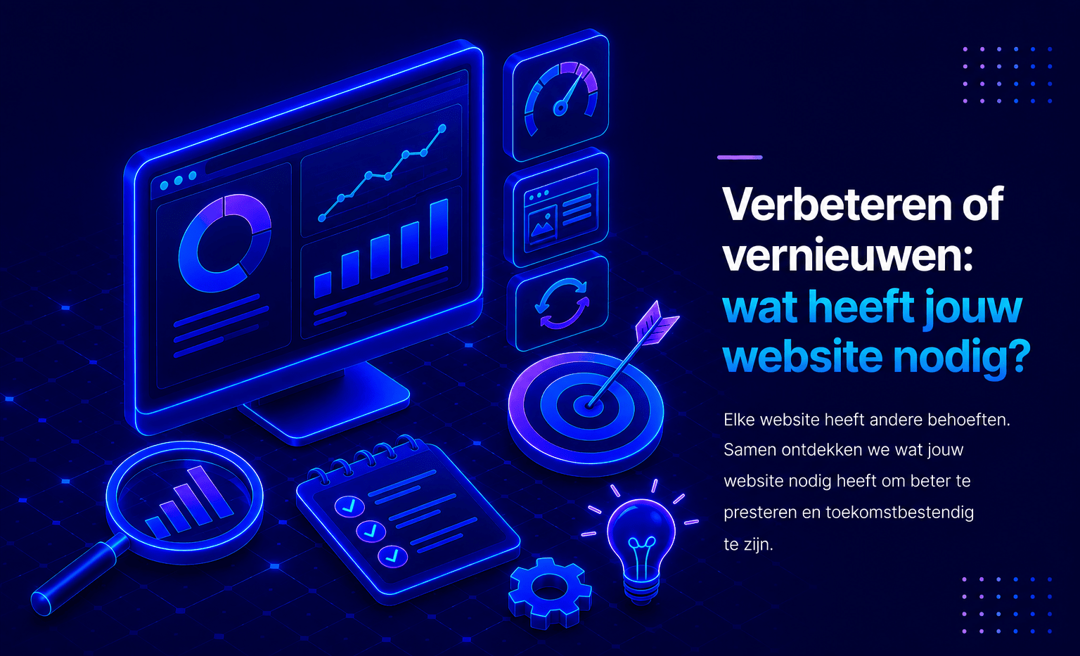 Afweging tussen een bestaande website optimaliseren en volledig vernieuwen