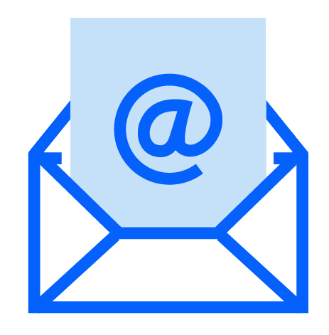 Zakelijke e-mail aanmaken icon