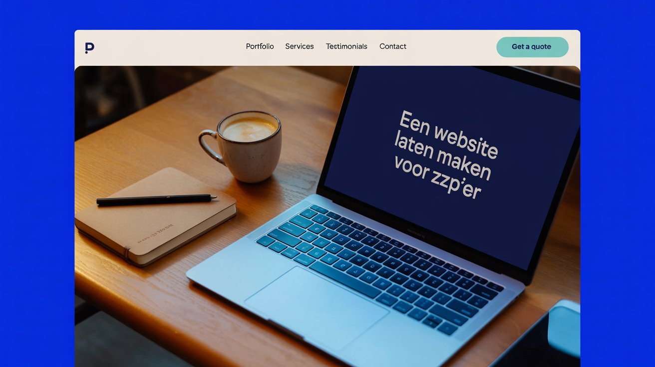 Mobielvriendelijke website voor startende ondernemer